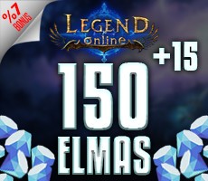 150 + 15 Legend Online Elmas